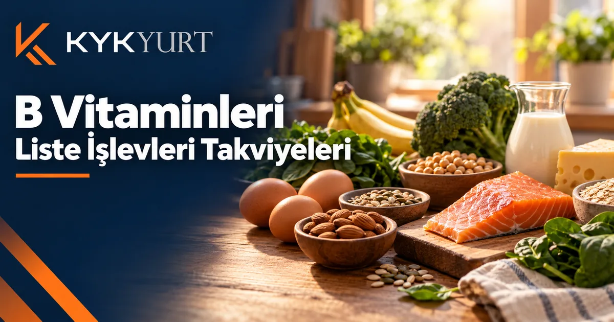 B Vitaminleri: Türleri, Besin Kaynakları ve Takviyeler