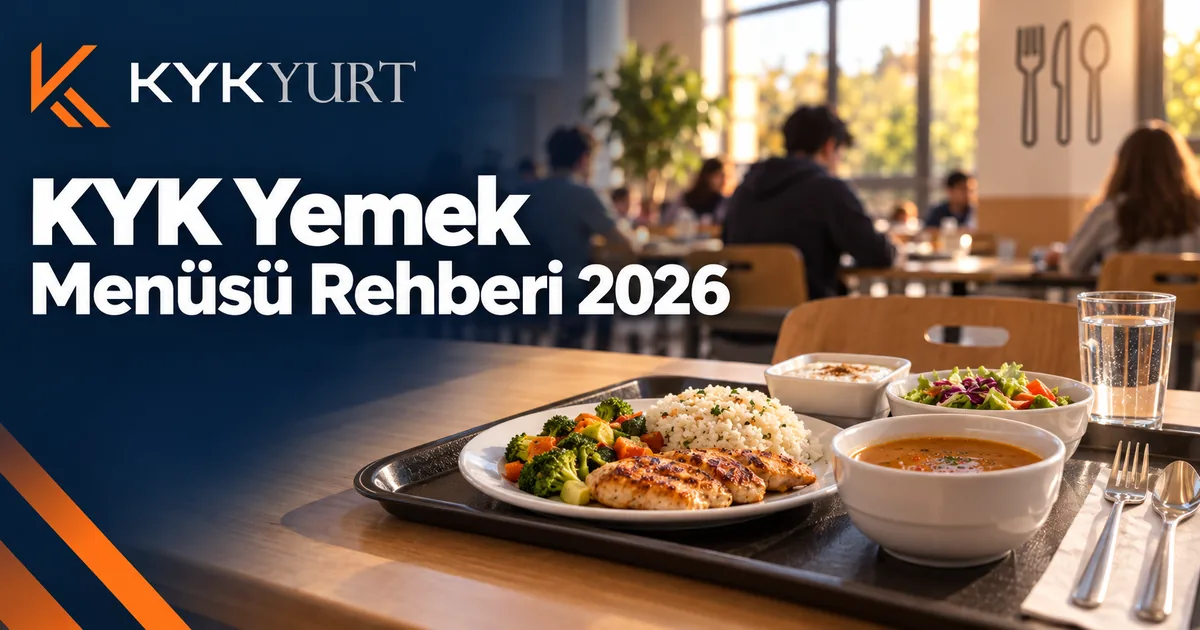 KYK Yemek Menüsü: Liste, Saatler ve Öğrenci Önerileri