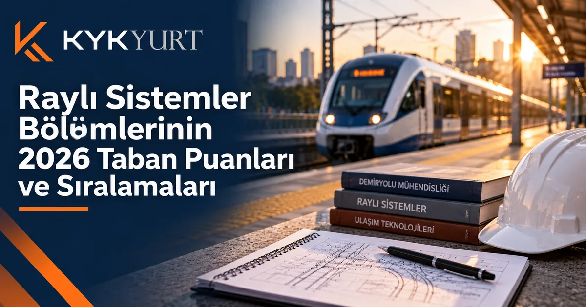 Raylı Sistemler: Taban Puan ve Tercih Rehberi 2026